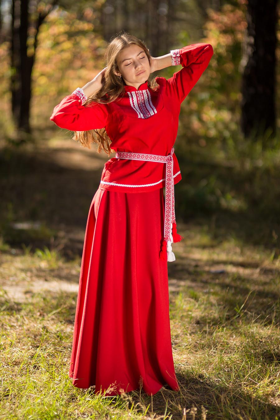 Underwear Women in Slavic costumes in Victoria