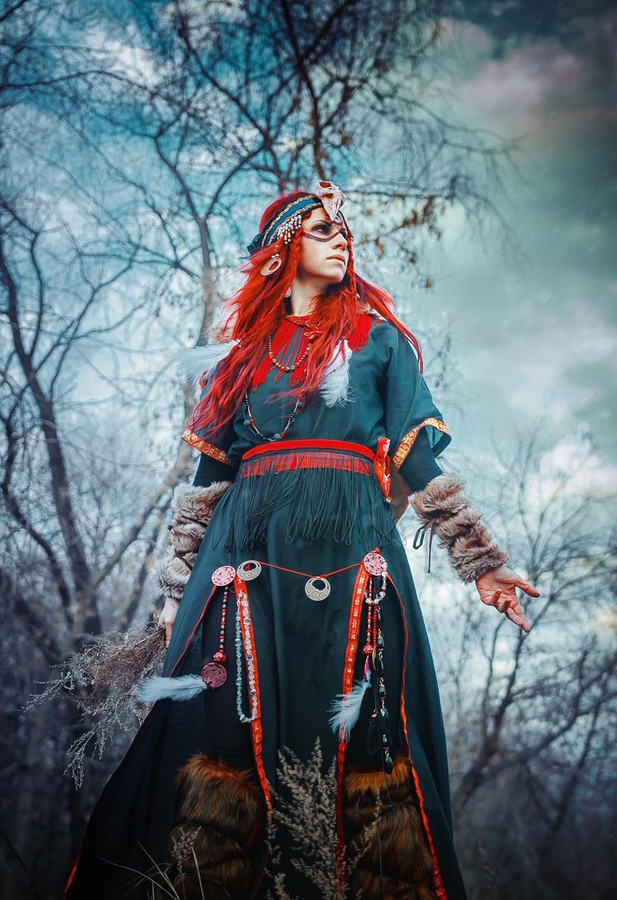 Girls in Slavic costumes underwear in Victoria