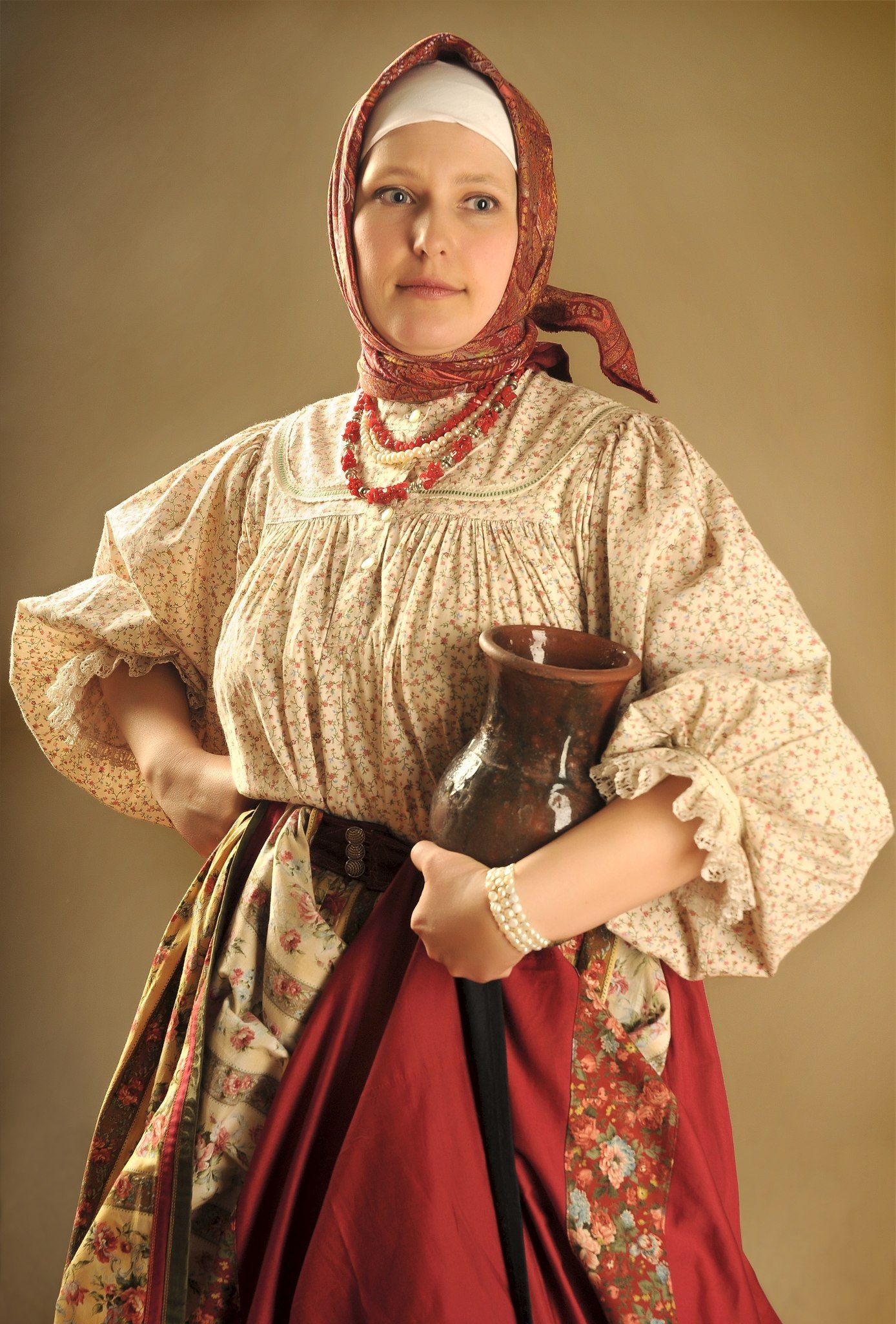 Girls in Slavic costumes in Victoria