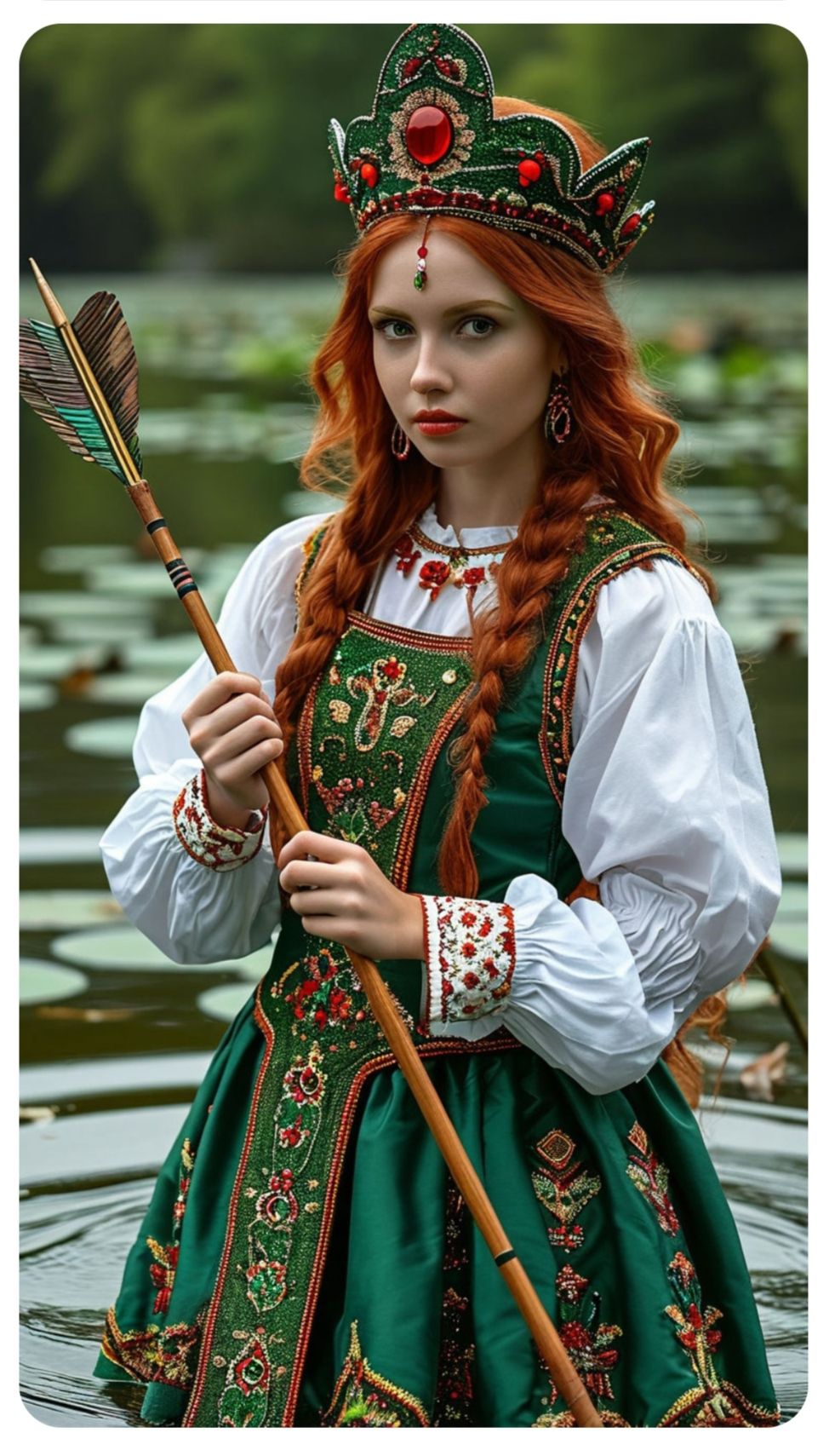 Nude girl Girls in Slavic costumes in Victoria